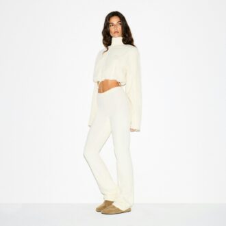 TEDDY FUNNEL NECK CROPPED JACKET