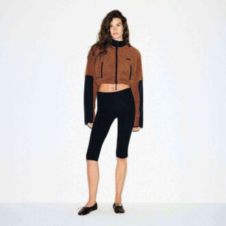 teddy funnel neck cropped jacket 2 1 330x330 - TEDDY FUNNEL NECK CROPPED JACKET