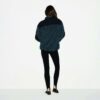 TEDDY OVERSIZED HALF ZIP UP PULLOVER TEDDY OVERSIZED HALF ZIP UP PULLOVER