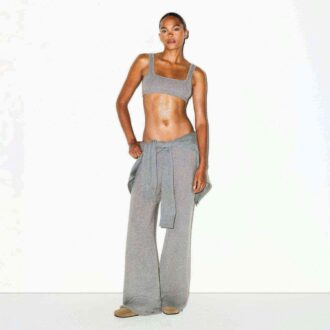 TEXTURED KNIT BRALETTE