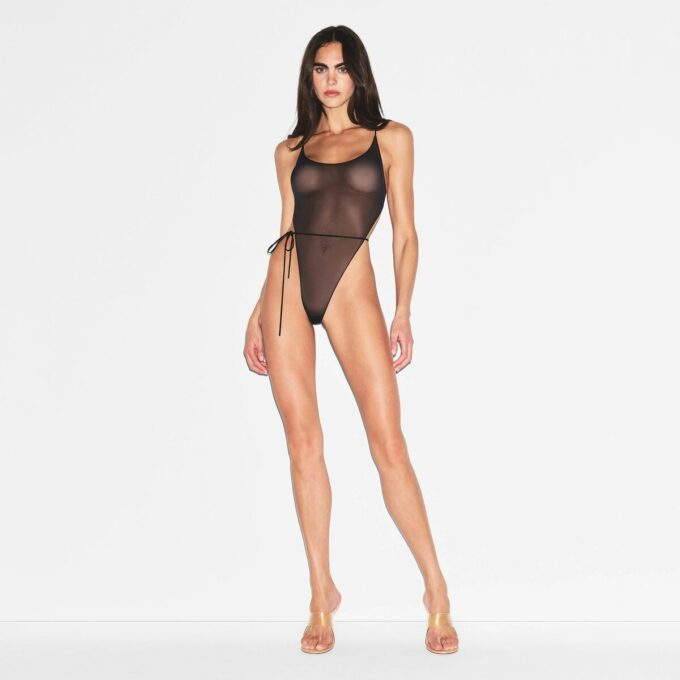 ULTRA FINE MESH BRIEF BODYSUIT