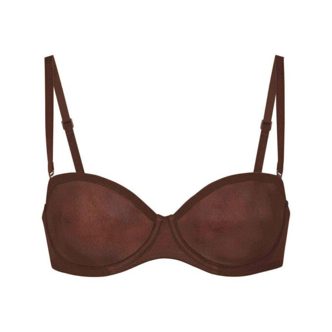 ULTRA FINE MESH STRAPLESS BRA