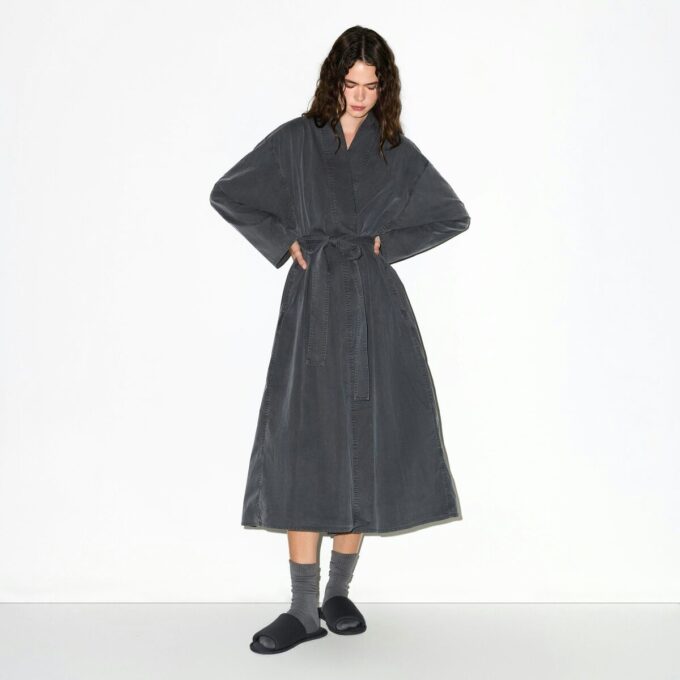 WOVEN LOUNGE LONG ROBE WOVEN LOUNGE LONG ROBE