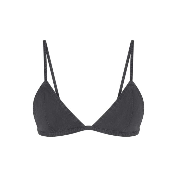 WOVEN LOUNGE TRIANGLE BRALETTE