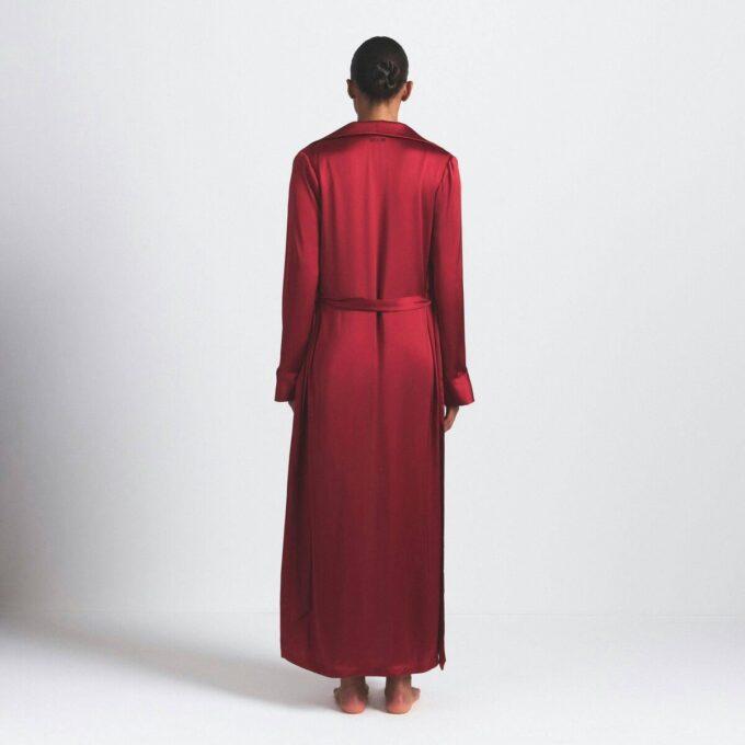 WOVEN SHINE LONG ROBE WOVEN SHINE LONG ROBE